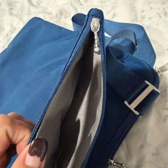 Baggallini Horizon Crossbody Bag Pacific Blue Adjustable Unisex Medium - Picture 5 of 7